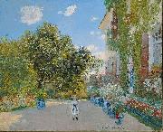 Claude Monet The Artist House at Argenteuil France oil painting artist